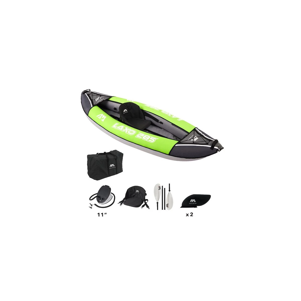 Udstillingsmodel - Aqua Marina Laxo Oppustelig Kajak - Kun 1 Stk. 2 Udstillingsmodel - Aqua Marina Laxo Oppustelig Kajak - Kun 1 Stk. - Billede 2