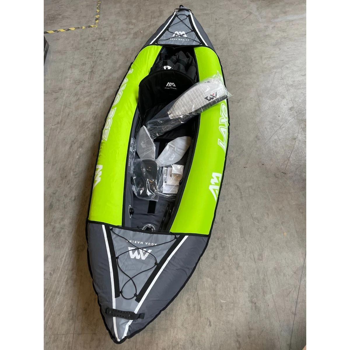 Udstillingsmodel - Aqua Marina Laxo Oppustelig Kajak - Kun 1 Stk. 1 Udstillingsmodel - Aqua Marina Laxo Oppustelig Kajak - Kun 1 Stk.