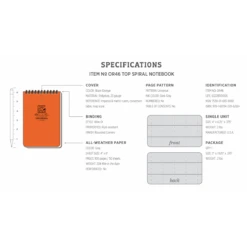 Top Spiral 4x6 All Weather Notebook -KajakHub Salgsbutik sk rmbillede 2021 09 14 kl. 11.31.20