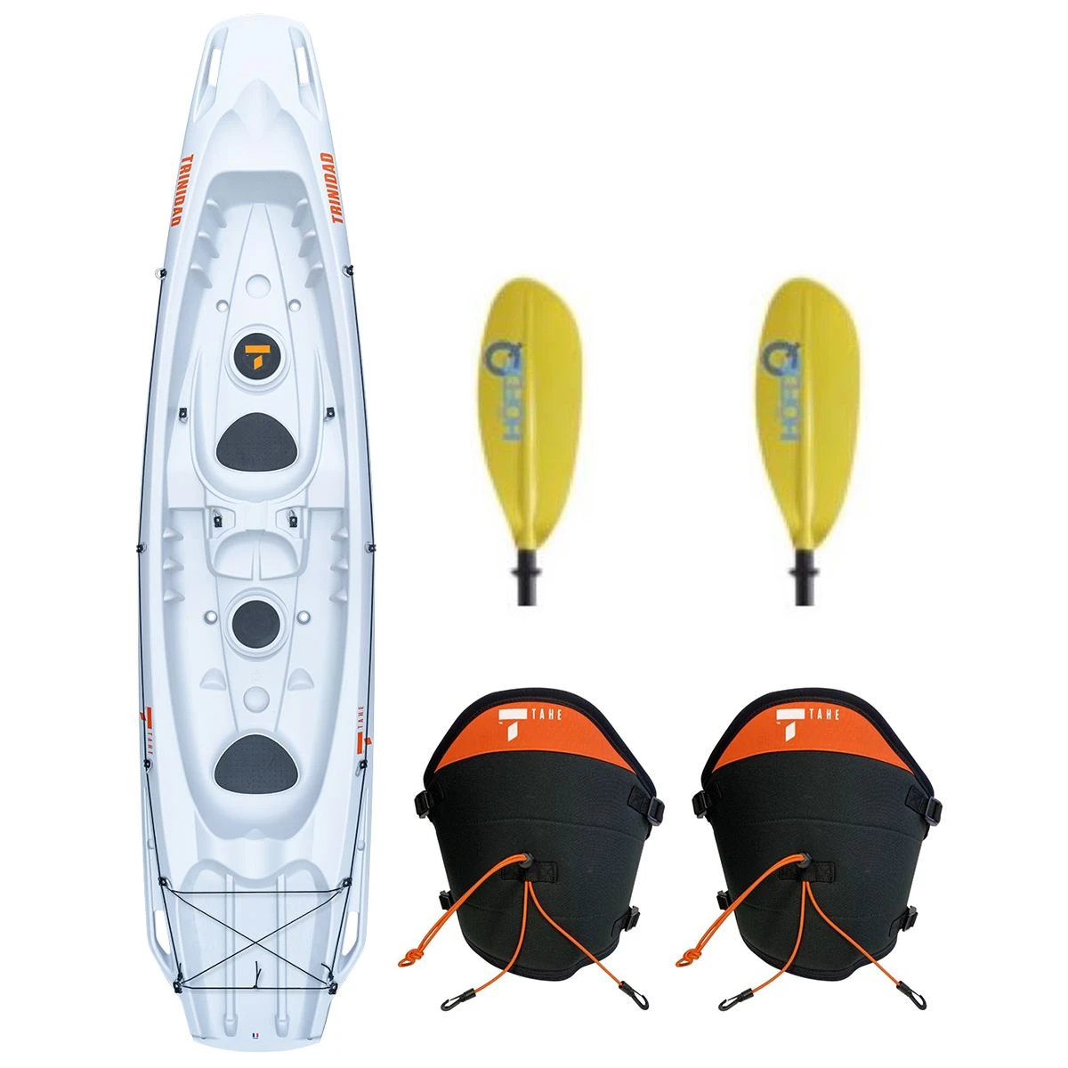 Tahe Trinidad Sit-On-Top Kajakpakke - 2 Personers 1 Tahe Trinidad Sit-On-Top Kajakpakke - 2 Personers